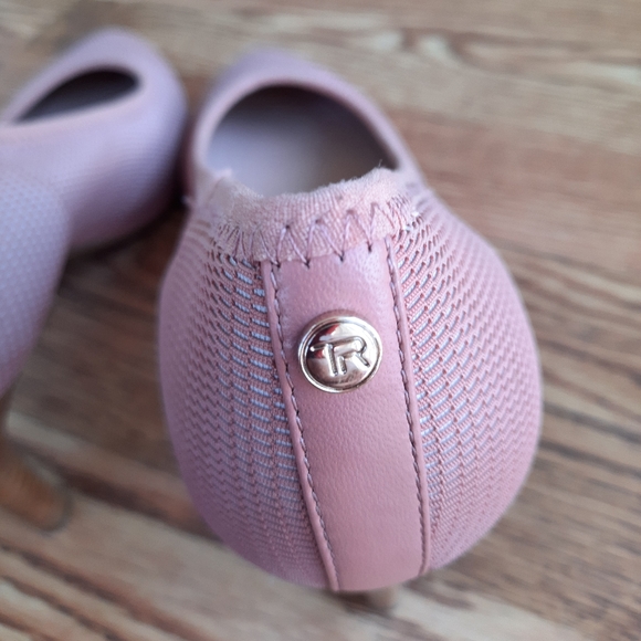 Taryn Rose Tess Pink Dusty Rose Mesh Closed Shoes Heel Pump Size size 10B - Picture 7 of 12